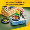 Image Tourne-Disque Et Ses Fleurs LEGO 31172 Creator 3-en-1 - 366 PCS - Se Transforme en Radio Ou Micro - Dès 8ans