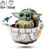 Image Set 1048 PCS LEGO 75403 Star Wars : The Mandalorian Grogu et Son Landau - Collector inspiré de la série TV - Inclut Une Grenouille de Sorgan - Dès 10 ans