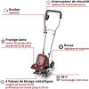 Image Motobineuse Sans Fil Einhell GE-CR 30 Li - Solo Power X-Change - Rouge