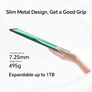 Image Tablette Tactile 11" HONOR Pad X8a - RAM 4Go+128Go Stockage - Écran 90Hz FullView - 8300mAh - Métal Body - Android 14, Space Grey