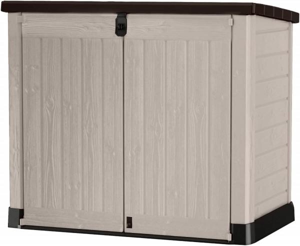 Image Abri Jardin KETER 250001 Store-It-Out Pro - Horizontal Range Poubelle SIO Pro - 1200 litres - Beige