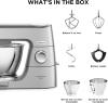 Image Robot Patissier Kenwood KVC85.004SI Titanium Chef Baker - Balance Intégrée - Bol 5L et 3.5L - 1200W, Argenté