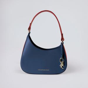 Image André Ambroise CXL by Christian Lacroix - Sac à Main Ambroise Femme - Cuir de Veau - Bleu/rouge