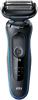 Image Rasoir Électrique Homme Braun 51-B1000s Series 5 - Sans Fil - Système EasyClean, Technologie Wet & Dry - Bleu