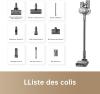 Image Aspirateur Balai sans Fil DREAME R20 190AW - Détection de saleté, Affichage LED - Lumières Bleues - Gris