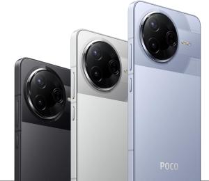 Image Smartphone Xiaomi POCO F7 Pro - 12Go RAM + 256 de stockage - 6000mAh HyperCharge 90W, HyperAI - Blue, Argent ou noir
