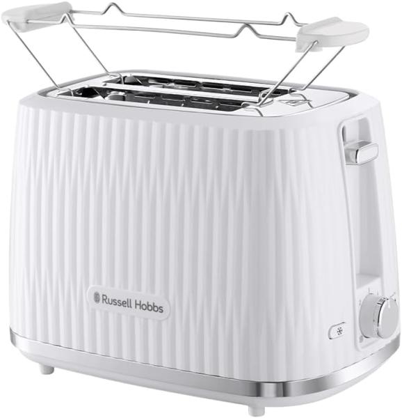 Image Grille-pain Russell Hobbs 27370-56 Eden - 2 fentes larges - design texturé blanc