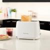 Image Grille-pain Russell Hobbs 27370-56 Eden - 2 fentes larges - design texturé blanc