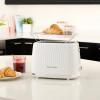 Image Grille-pain Russell Hobbs 27370-56 Eden - 2 fentes larges - design texturé blanc