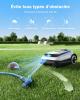 Image Robot Tondeuse Gazon ECOVACS Goat A1600 RTK - LiDAR - Charge Rapide - Pente 50% - Blanc Noir