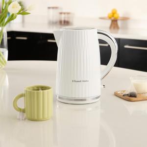 Image Bouilloire électrique Russell Hobbs 27360-70 Eden - 1,7L - voyant lumineux - Blanc