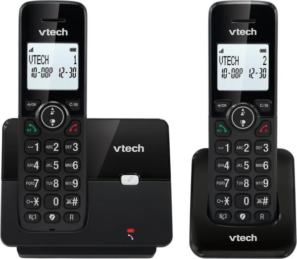 Image Pack 2 Téléphones sans Fil DECT VTECH CS2001 Fixe - Avec bloqueur d'appels indésirables - Identification de l'appelant