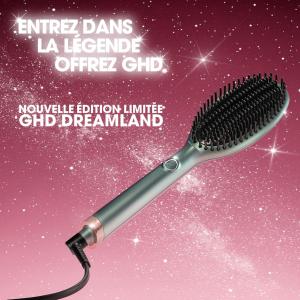 Image Brosse Lissante GHD Glide Collection Dreamland - Céramique - Vert Jade + Vanity d'une valeur de 60€