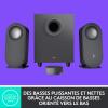 Image Haut-parleurs PC 2.1 Logitech Z407 Bluetooth avec caisson de basses - Noir
