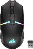 Image Souris Gaming Corsair NIGHTSABRE Wireless RGB FPS/MOBA - 26 000 DPI - 11 Boutons Programmables - Compatible iCUE - Noir