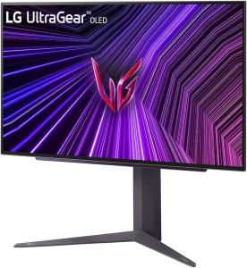 Image Ecran PC 27" QHD OLED Gamer LG Ultragear™ 27GS93QE Gaming - (2560x1440), 0.03 ms GtG 240Hz, DisplayHDR™ TrueBlack 400