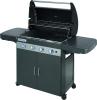 Image Barbecue à gaz Campingaz Class 4 LD Plus InstaClean, 4 brûleurs, Puissance 12.8kW - grille et plancha en fonte double émaillage - Noir