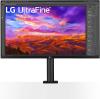 Image Ecran PC UHD 4K 32" LG 32UN88AP-W ERGO UltraFine - dalle IPS résolution 3840x2160, 5ms 60Hz, HDR 10 - USB-C, haut-parleurs