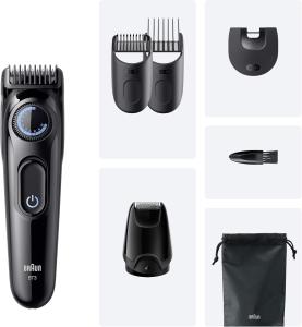 Image Tondeuse À Barbe BT3565 Series 3 + 6 Accessoires - Lame Ultra-Affûtée, Autonomie De 50 Min - Noir