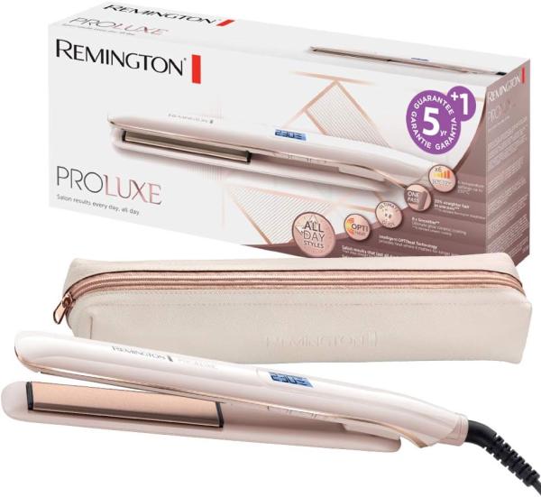 Image Lisseur Cheveux Remington S9100 PROluxe - Céramique - éger, Glisse facile + Pochette