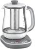 Image Théière électrique Tefal BJ551B10 Tastea - Machine à thé - 1,5 L, Panier à thé amovible en acier inoxydable - Gris/Blanc