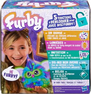 Image Peluche Parlante Hasbro Furby Galaxie - Dès 6 Ans - Brille dans Le Noir