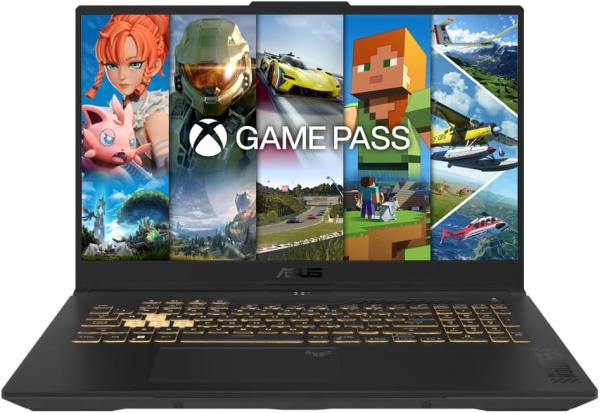 Image PC Portable 17.3" FHD Asus A17-TUF707NVR-HX014W TUF Gaming (Ryzen 7 7435HS, Ram 16Go, SSD 512Go, RTX 4060 TGP140W, Win 11)