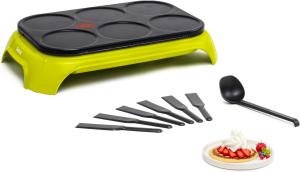 Image Crêpière Electrique Tefal PY559312 Crep'Party Colormania - 1000W - Surface Antiadhésive, Fonction Thermospot, Crêpes, Pancakes, Fabriqué En France