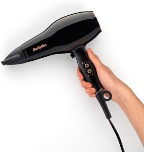 Image Sèche-cheveux BaByliss D5245E Pro Power - 2300W -  Fonction ionique anti-frizz - Noir