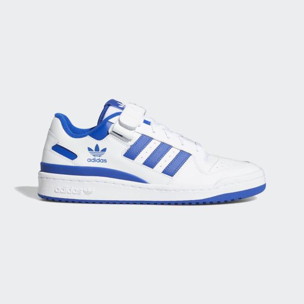Image Adidas Originals Forum Low - Chaussures Basket Unisexe - FY7756 - Blanc Bleu