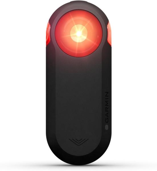 Image Radar Vélo Garmin RTL 515 Varia - Fonction Eclairage Arrière - Avertit des Voitures qui arrivent - Pour Adulte - Unisexe - Noir