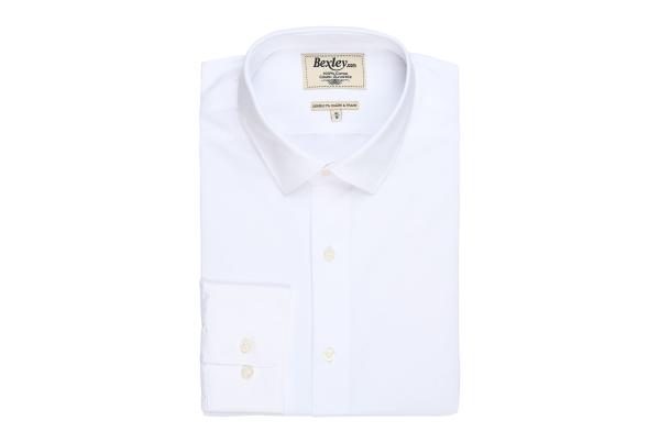 Image Chemises 100% coto ou coton-lin à 32€ au lieu de 64€ - Modèle Popeline Louis Classic, Silbert, Ludivien, Bradford