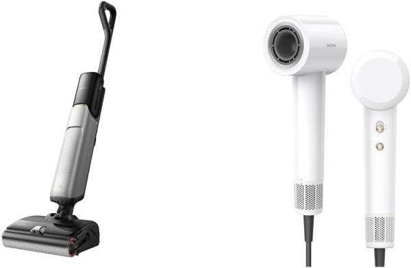 Image Pack Mova X4 Pro Aspirateur + Sèche-Cheveux brushless