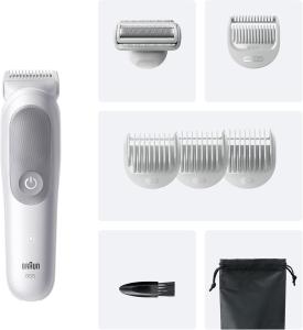Image Tondeuse Multifonction Braun BG5555 Series 5 SkinGuard + 7 Accessoires De Rasage - Gris