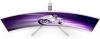 Image Ecran PC 49" Gaming Philips Evnia 49M2C8900LA Ambiglow - OLED Incurvé DQHD - 144Hz, 0,03 ms - Blanc