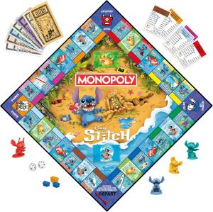 Image Hasbro Gaming Monopoly édition Disney Stitch - Jeu de Plateau - Version française