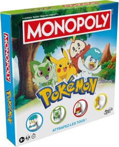 Image Hasbro Gaming Monopoly édition Pokémon - Jeu de Société- Plateau Version française - A partir de 8 ans