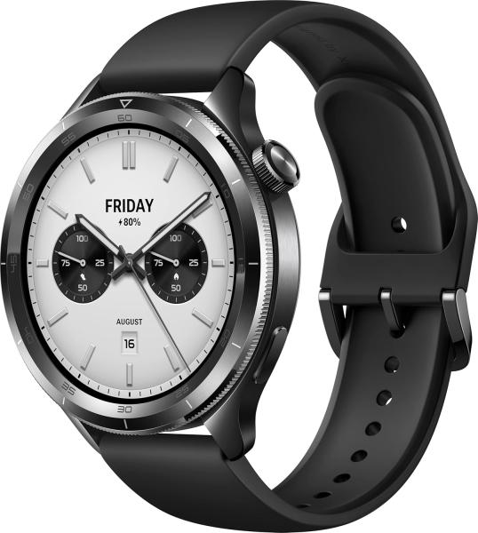 Image Smartwatch Xiaomi Mi Watch S4 - Montre connectée Bluetooth + Bracelet Caoutchouc - Noir