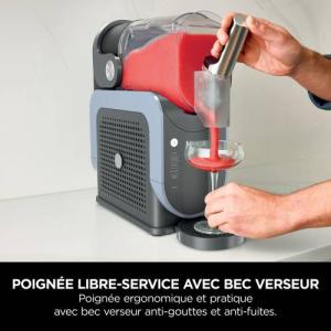 Image Ninja FS301EU SLUSHi - Machine à boissons glacées et granita - Bleu Arctique et Gris