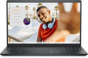 Image PC Portable 15,6" FHD Dell 3535 Inspiron 15 (AMD Ryzen™ 5 7520U, RAM 16Go, SSD 512Go, Radeon™ 610M) - Carbon Black - Noir