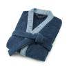 Image Descamps Nymphea - Kimono Clair Obscur - Peignoir 100% coton Jacquard, 500 gr/m²
