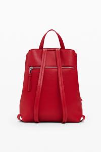 Image Desigual Sac à dos moyen à clous Pour Femme - Rouge - Effet cuir - 26,70 x 10,20 x 35,50 cm