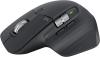 Image Souris Logitech MX Master 3S -  Sans Fil - DPI 8K - USB-C, Bluetooth - Compatible Surface Vitrée - Gris foncé
