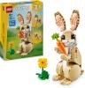 Image L’adorable Lapin LEGO 31162 Creator 3-En-1 - Transformable en Lama ou en Phoque - 326 PCS - Dès 8 ans