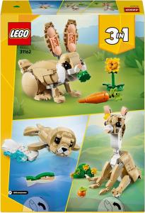 Image L’adorable Lapin LEGO 31162 Creator 3-En-1 - Transformable en Lama ou en Phoque - 326 PCS - Dès 8 ans