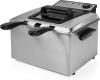 Image Friteuse à huile Princess 185000 - Acier Inoxydable - 5L, 3270W - Couvercle avec filtre et vitre