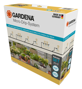 Image Gardena Système d'Arrosage Micro-Drip Goutte-à-Goutte - Kit d'initiation pour balcon - jusqu'à 15 plantes