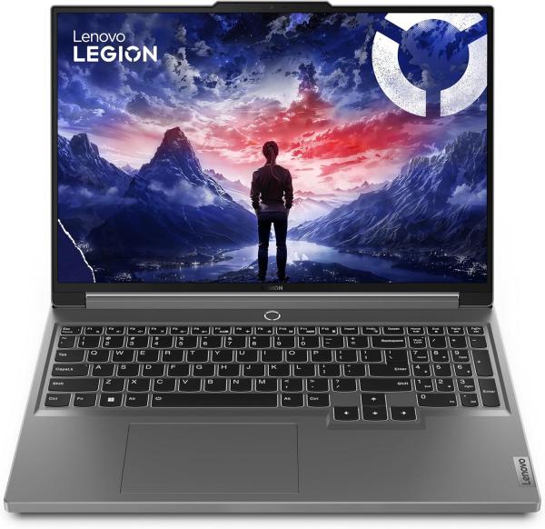Image PC Portable 16'' Lenovo 16IRX9 Legion 5 (Core i7-14650HX, RAM 16Go, SSD 512Go, NVIDIA RTX 4060 8Go, Win 11) - Gris