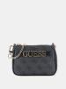 Image Guess Zamira logo 4G - Sac à bandoulière Femme - Beige ou Noir Multi - 15,5x10x5,4 cm