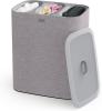 Image Joseph Joseph Tota Trio - Panier à Linge 3 Compartiments - 90L (3x30L) - Écru, Gris ou Noir